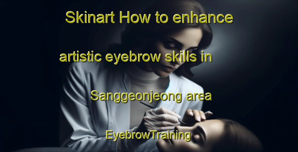 Skinart How to enhance artistic eyebrow skills in Sanggeonjeong area | EyebrowTraining | EyebrowClasses | SkinartTraining-Korea