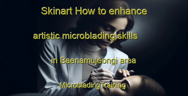 Skinart How to enhance artistic microblading skills in Baenamujeongi area | #MicrobladingTraining #MicrobladingClasses #SkinartTraining-Korea