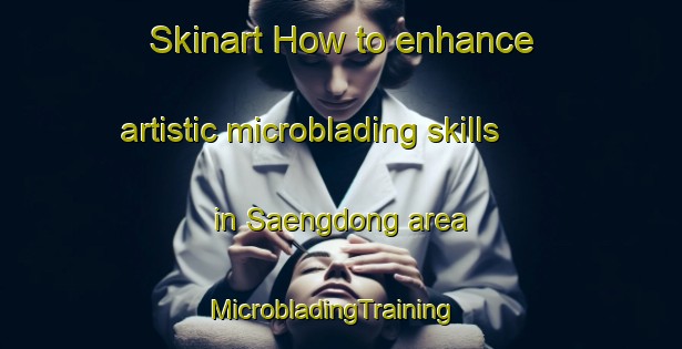 Skinart How to enhance artistic microblading skills in Saengdong area | MicrobladingTraining | MicrobladingClasses | SkinartTraining-Korea