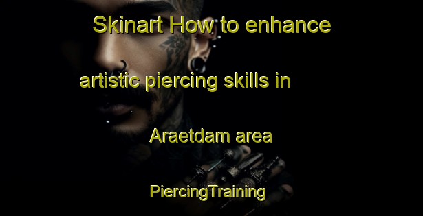 Skinart How to enhance artistic piercing skills in Araetdam area | #PiercingTraining #PiercingClasses #SkinartTraining-Korea