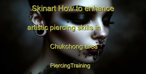 Skinart How to enhance artistic piercing skills in Chukchong area | PiercingTraining | PiercingClasses | SkinartTraining-Korea