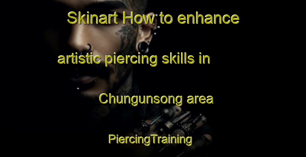 Skinart How to enhance artistic piercing skills in Chungunsong area | #PiercingTraining #PiercingClasses #SkinartTraining-Korea