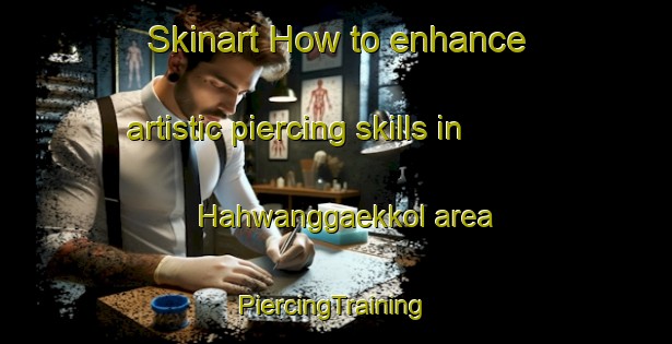 Skinart How to enhance artistic piercing skills in Hahwanggaekkol area | #PiercingTraining #PiercingClasses #SkinartTraining-Korea