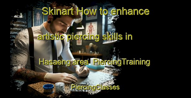 Skinart How to enhance artistic piercing skills in Hasaeng area | #PiercingTraining #PiercingClasses #SkinartTraining-Korea