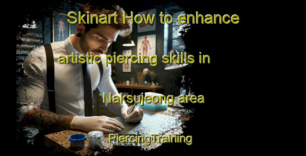 Skinart How to enhance artistic piercing skills in Naksujeong area | #PiercingTraining #PiercingClasses #SkinartTraining-Korea