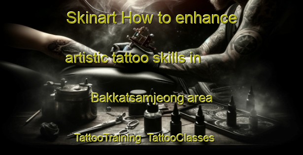Skinart How to enhance artistic tattoo skills in Bakkatsamjeong area | TattooTraining | TattooClasses | SkinartTraining-Korea