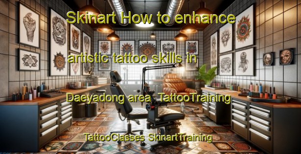 Skinart How to enhance artistic tattoo skills in Daeyadong area | #TattooTraining #TattooClasses #SkinartTraining-Korea