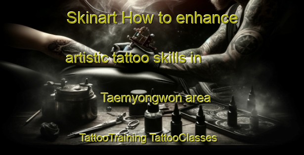 Skinart How to enhance artistic tattoo skills in Taemyongwon area | #TattooTraining #TattooClasses #SkinartTraining-Korea