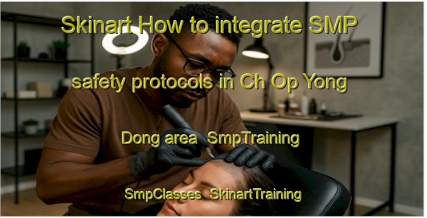 Skinart How to integrate SMP safety protocols in Ch Op Yong Dong area | SmpTraining | SmpClasses | SkinartTraining-Korea