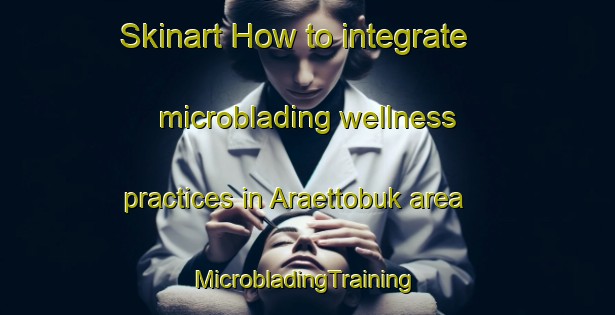 Skinart How to integrate microblading wellness practices in Araettobuk area | #MicrobladingTraining #MicrobladingClasses #SkinartTraining-Korea