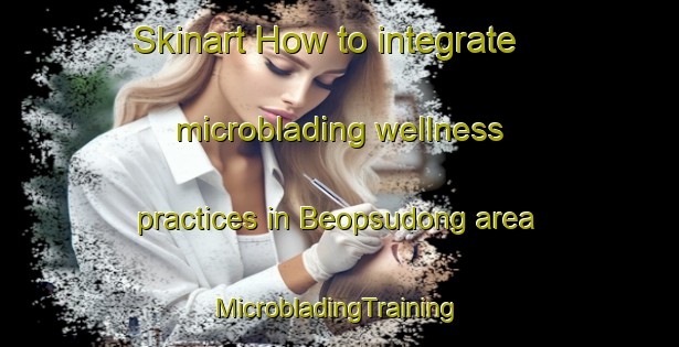 Skinart How to integrate microblading wellness practices in Beopsudong area | #MicrobladingTraining #MicrobladingClasses #SkinartTraining-Korea