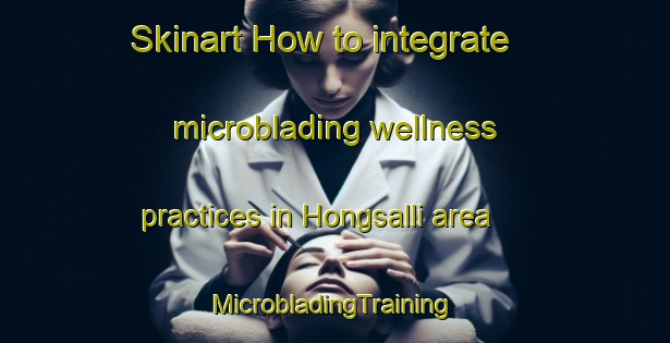 Skinart How to integrate microblading wellness practices in Hongsalli area | #MicrobladingTraining #MicrobladingClasses #SkinartTraining-Korea