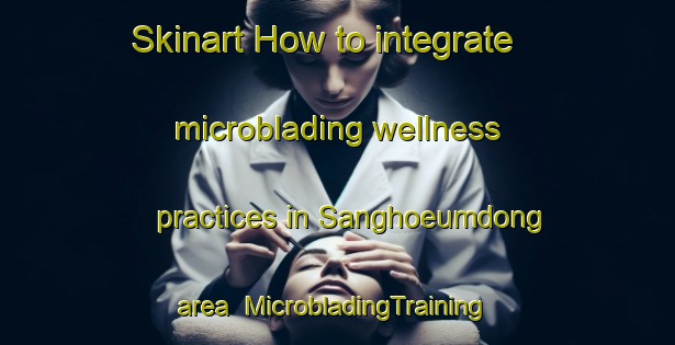 Skinart How to integrate microblading wellness practices in Sanghoeumdong area | #MicrobladingTraining #MicrobladingClasses #SkinartTraining-Korea