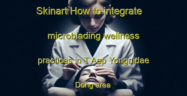 Skinart How to integrate microblading wellness practices in T Aep Yongnidae Dong area | MicrobladingTraining | MicrobladingClasses | SkinartTraining-Korea