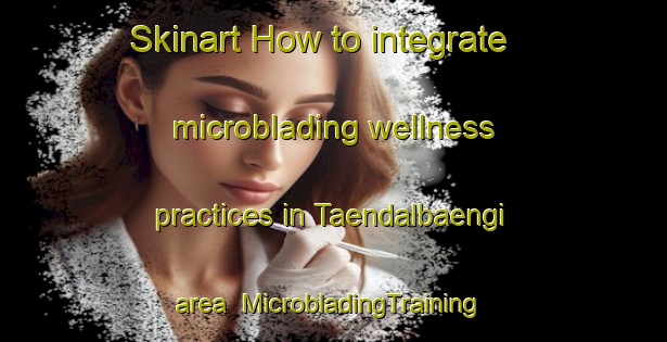 Skinart How to integrate microblading wellness practices in Taendalbaengi area | #MicrobladingTraining #MicrobladingClasses #SkinartTraining-Korea