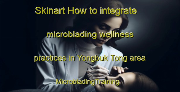 Skinart How to integrate microblading wellness practices in Yongbuk Tong area | MicrobladingTraining | MicrobladingClasses | SkinartTraining-Korea