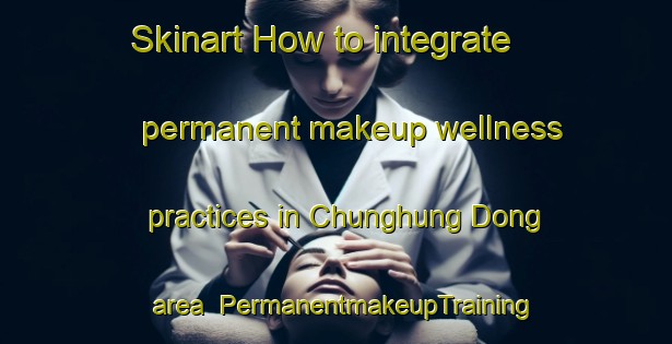 Skinart How to integrate permanent makeup wellness practices in Chunghung Dong area | PermanentmakeupTraining | PermanentmakeupClasses | SkinartTraining-Korea