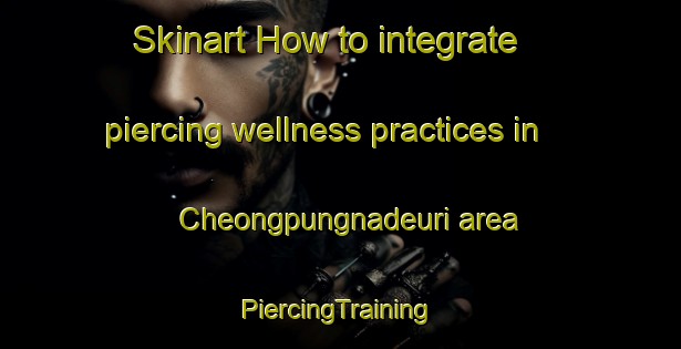 Skinart How to integrate piercing wellness practices in Cheongpungnadeuri area | #PiercingTraining #PiercingClasses #SkinartTraining-Korea