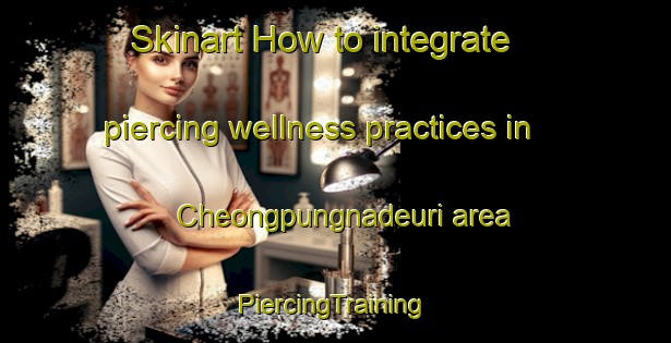 Skinart How to integrate piercing wellness practices in Cheongpungnadeuri area | #PiercingTraining #PiercingClasses #SkinartTraining-Korea