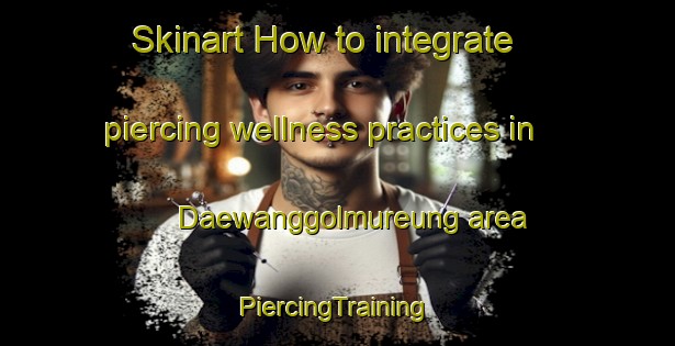 Skinart How to integrate piercing wellness practices in Daewanggolmureung area | #PiercingTraining #PiercingClasses #SkinartTraining-Korea