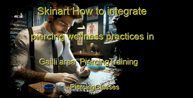 Skinart How to integrate piercing wellness practices in Gailli area | PiercingTraining | PiercingClasses | SkinartTraining-Korea