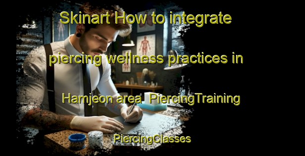 Skinart How to integrate piercing wellness practices in Hamjeon area | #PiercingTraining #PiercingClasses #SkinartTraining-Korea