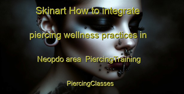 Skinart How to integrate piercing wellness practices in Neopdo area | PiercingTraining | PiercingClasses | SkinartTraining-Korea