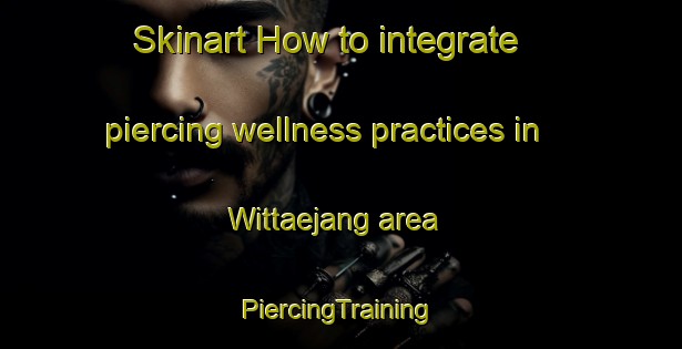 Skinart How to integrate piercing wellness practices in Wittaejang area | #PiercingTraining #PiercingClasses #SkinartTraining-Korea