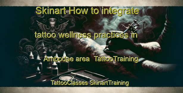 Skinart How to integrate tattoo wellness practices in Ambodae area | #TattooTraining #TattooClasses #SkinartTraining-Korea