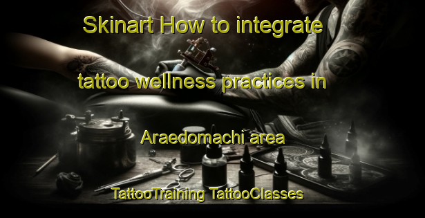 Skinart How to integrate tattoo wellness practices in Araedomachi area | #TattooTraining #TattooClasses #SkinartTraining-Korea