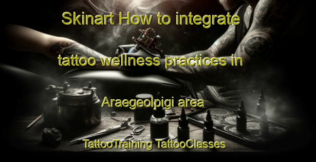 Skinart How to integrate tattoo wellness practices in Araegeolpigi area | #TattooTraining #TattooClasses #SkinartTraining-Korea