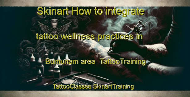 Skinart How to integrate tattoo wellness practices in Bumunam area | #TattooTraining #TattooClasses #SkinartTraining-Korea