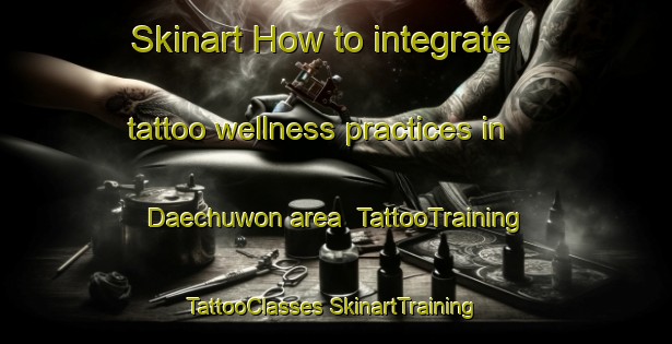 Skinart How to integrate tattoo wellness practices in Daechuwon area | #TattooTraining #TattooClasses #SkinartTraining-Korea