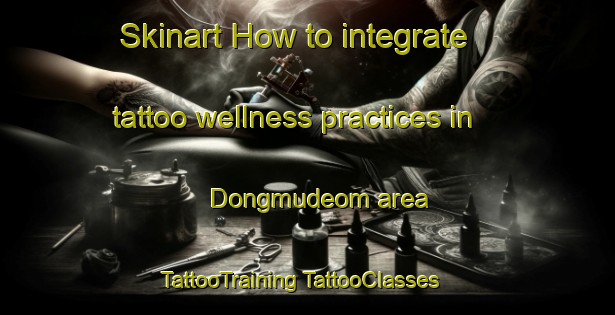 Skinart How to integrate tattoo wellness practices in Dongmudeom area | #TattooTraining #TattooClasses #SkinartTraining-Korea