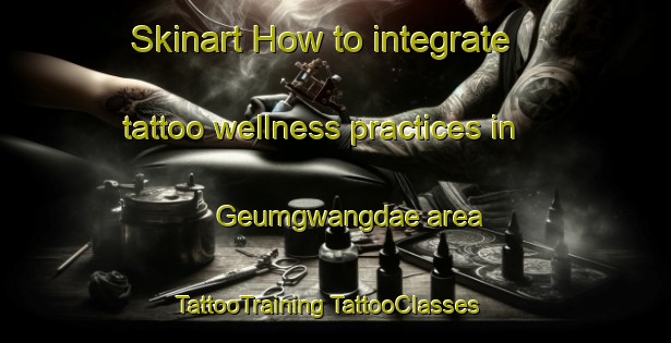 Skinart How to integrate tattoo wellness practices in Geumgwangdae area | #TattooTraining #TattooClasses #SkinartTraining-Korea