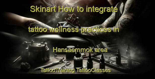 Skinart How to integrate tattoo wellness practices in Hansaemmok area | #TattooTraining #TattooClasses #SkinartTraining-Korea