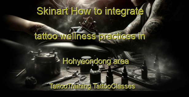 Skinart How to integrate tattoo wellness practices in Hohyeondong area | #TattooTraining #TattooClasses #SkinartTraining-Korea