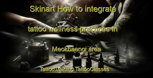 Skinart How to integrate tattoo wellness practices in Meokbaengi area | #TattooTraining #TattooClasses #SkinartTraining-Korea