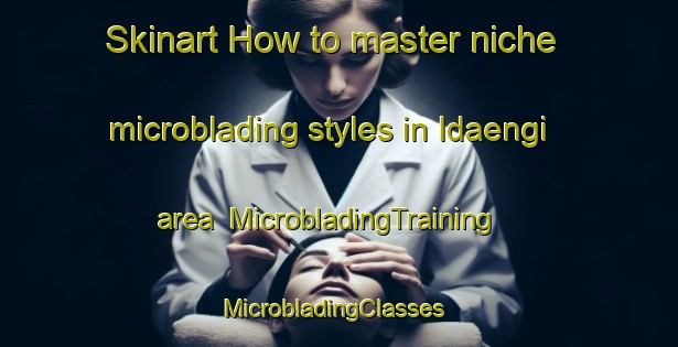 Skinart How to master niche microblading styles in Idaengi area | MicrobladingTraining | MicrobladingClasses | SkinartTraining-Korea
