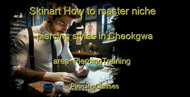 Skinart How to master niche piercing styles in Cheokgwa area | #PiercingTraining #PiercingClasses #SkinartTraining-Korea