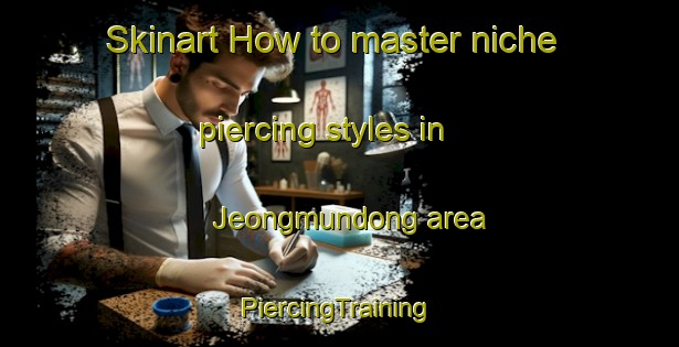 Skinart How to master niche piercing styles in Jeongmundong area | #PiercingTraining #PiercingClasses #SkinartTraining-Korea