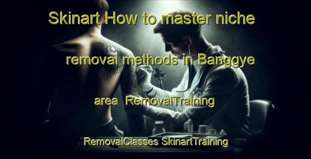 Skinart How to master niche removal methods in Banggye area | #RemovalTraining #RemovalClasses #SkinartTraining-Korea