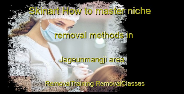 Skinart How to master niche removal methods in Jageunmangji area | #RemovalTraining #RemovalClasses #SkinartTraining-Korea