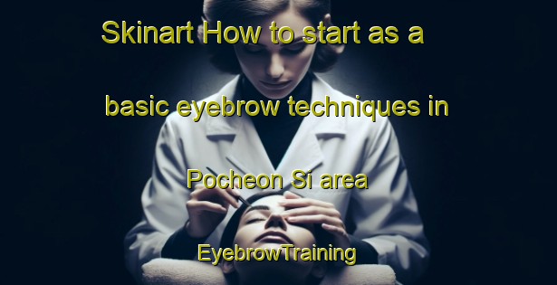Skinart How to start as a basic eyebrow techniques in Pocheon Si area | EyebrowTraining | EyebrowClasses | SkinartTraining-Korea