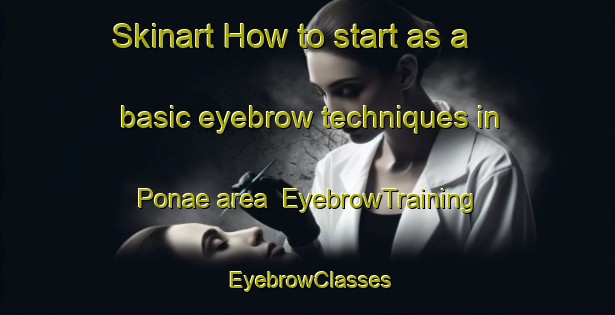 Skinart How to start as a basic eyebrow techniques in Ponae area | EyebrowTraining | EyebrowClasses | SkinartTraining-Korea