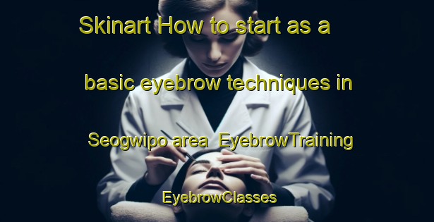 Skinart How to start as a basic eyebrow techniques in Seogwipo area | EyebrowTraining | EyebrowClasses | SkinartTraining-Korea