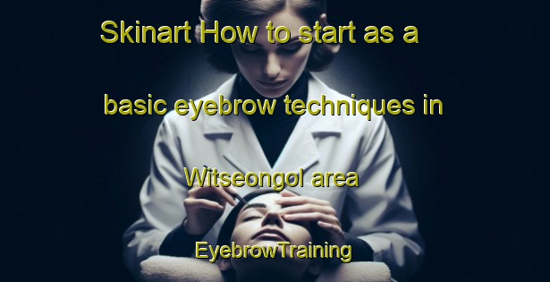 Skinart How to start as a basic eyebrow techniques in Witseongol area | EyebrowTraining | EyebrowClasses | SkinartTraining-Korea