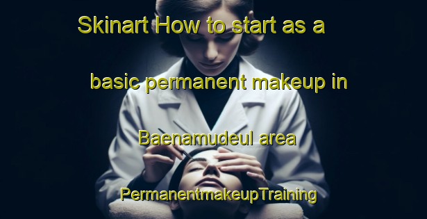 Skinart How to start as a basic permanent makeup in Baenamudeul area | PermanentmakeupTraining | PermanentmakeupClasses | SkinartTraining-Korea