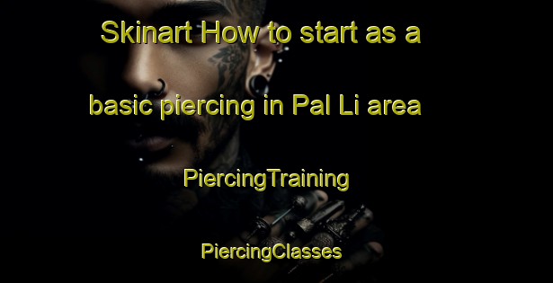 Skinart How to start as a basic piercing in Pal Li area | PiercingTraining | PiercingClasses | SkinartTraining-Korea
