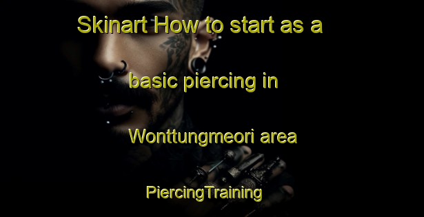 Skinart How to start as a basic piercing in Wonttungmeori area | PiercingTraining | PiercingClasses | SkinartTraining-Korea